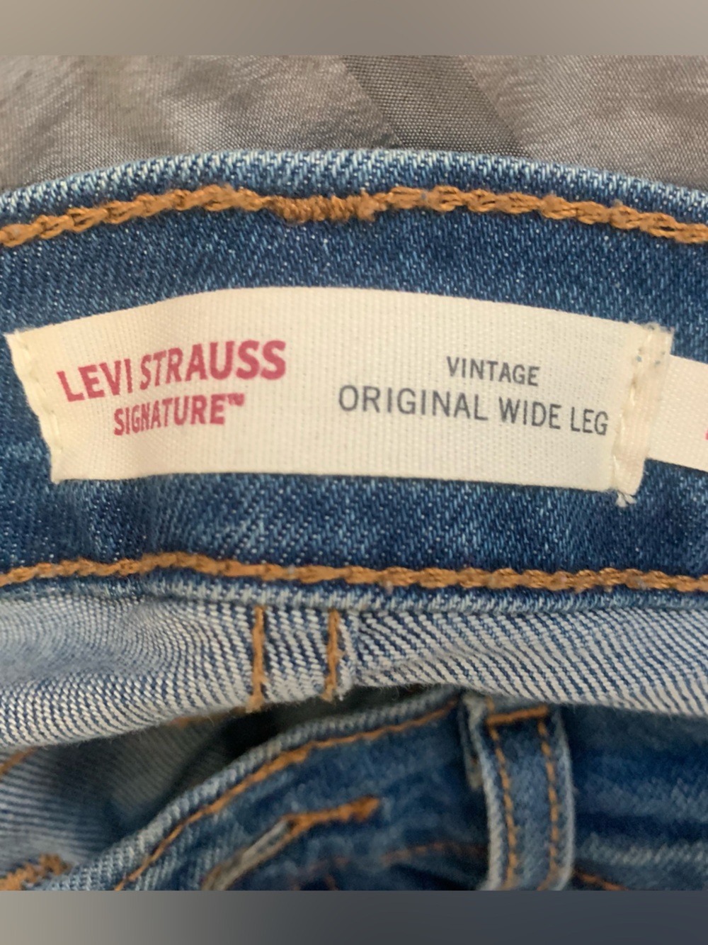 Levi's Signature Vintage Original Wide Leg Jeans - Blue Denim